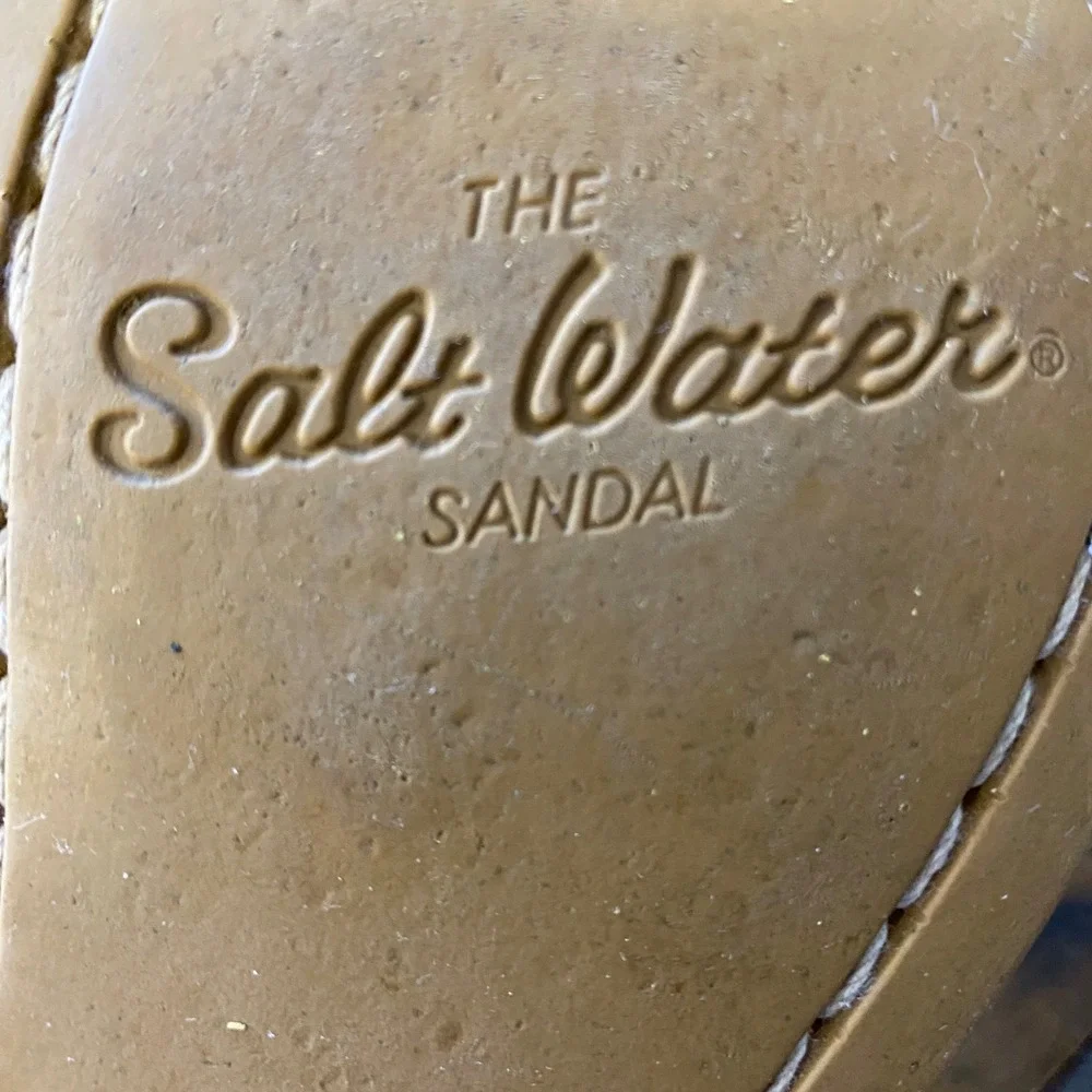 Salt Water Sandals by Hoy Shoe Retro Red Leather Woven Strappy Sandals Kids‎ 13